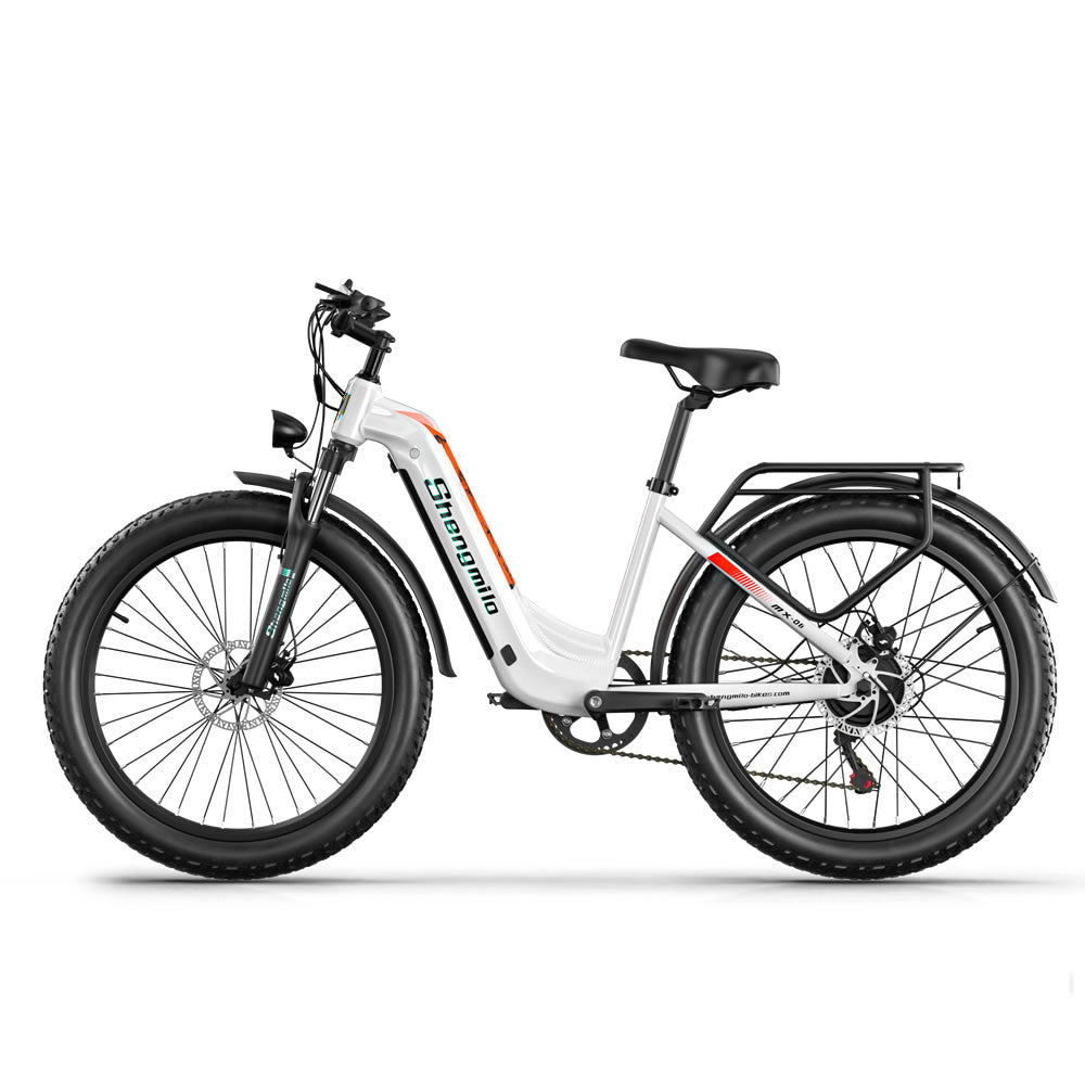 26-inch electric bike E-mountain bike Pedelec 48V 17.5AH battery City ebike Oil brake