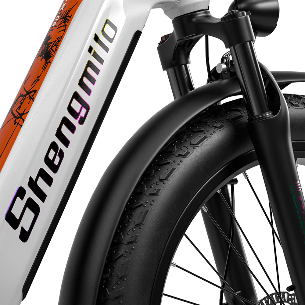 26-inch electric bike E-mountain bike Pedelec 48V 17.5AH battery City ebike Oil brake