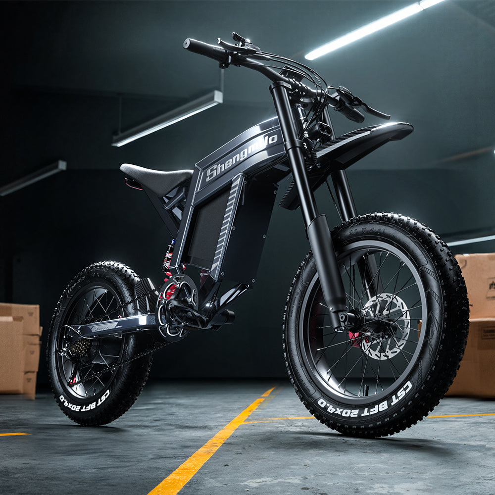 20" Fat tire Electric Bike 1500W 60V 30AH Mountainbike E-bike e-Motorcycle 65km