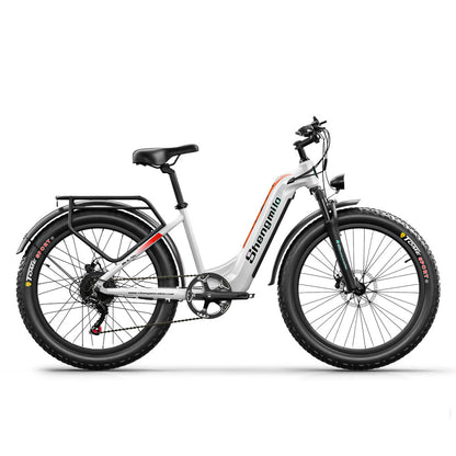 26-inch electric bike E-mountain bike Pedelec 48V 17.5AH battery City ebike Oil brake