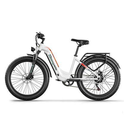 26-inch electric bike E-mountain bike Pedelec 48V 17.5AH battery City ebike Oil brake