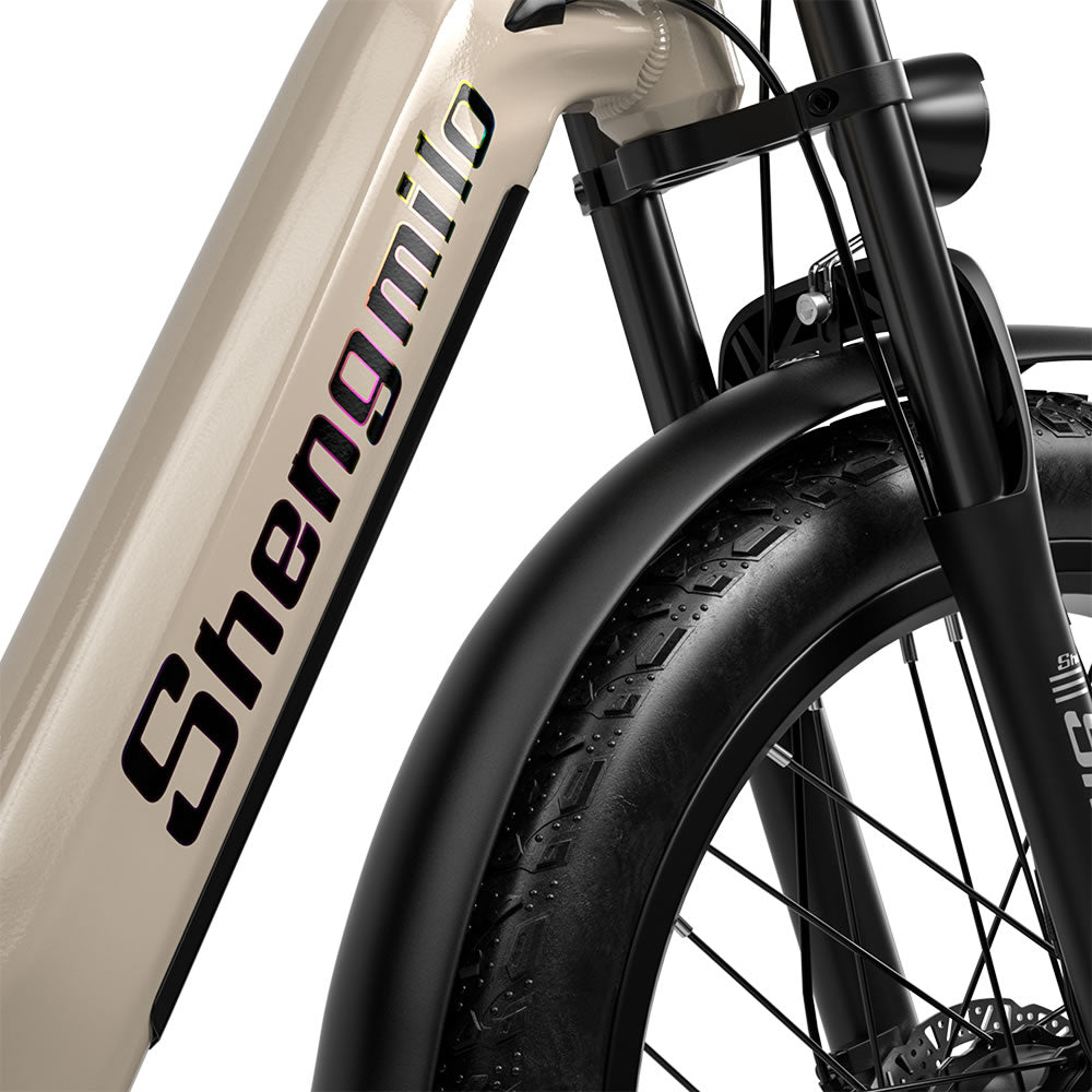26" Electric Bike 48V 17.5Ah Dual Motor Fat Tyre E-Mountain Bike City E-bike
