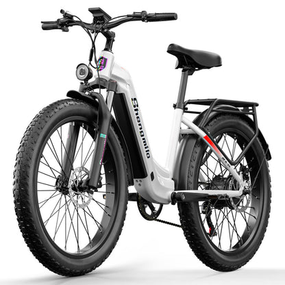 26-inch electric bike E-mountain bike Pedelec 48V 17.5AH battery City ebike Oil brake