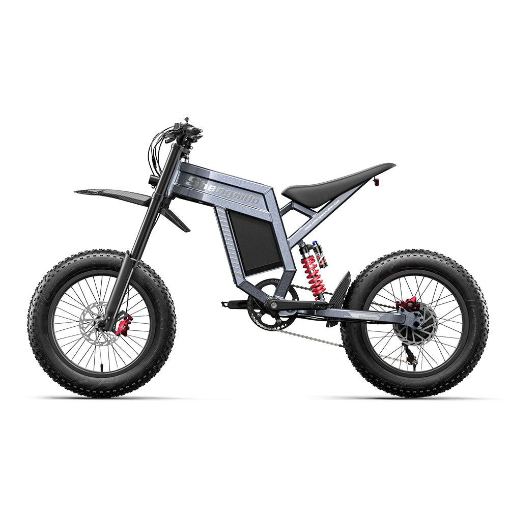 20" Fat tire Electric Bike 1500W 60V 30AH Mountainbike E-bike e-Motorcycle 65km
