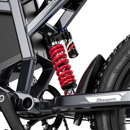 20" Fat tire Electric Bike 1500W 60V 30AH Mountainbike E-bike e-Motorcycle 65km