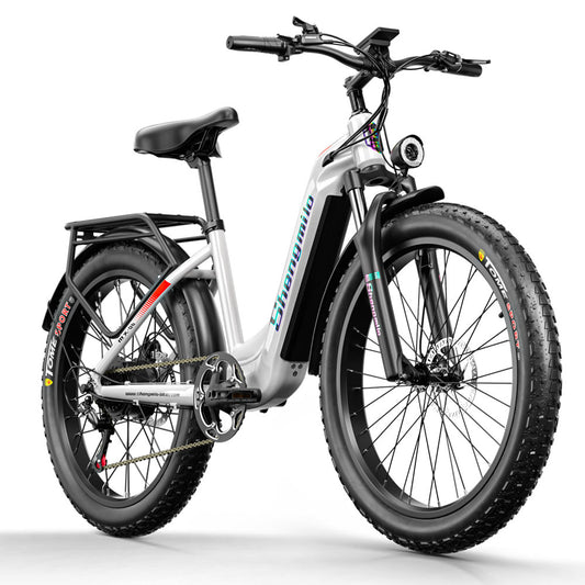 26-inch electric bike E-mountain bike Pedelec 48V 17.5AH battery City ebike Oil brake