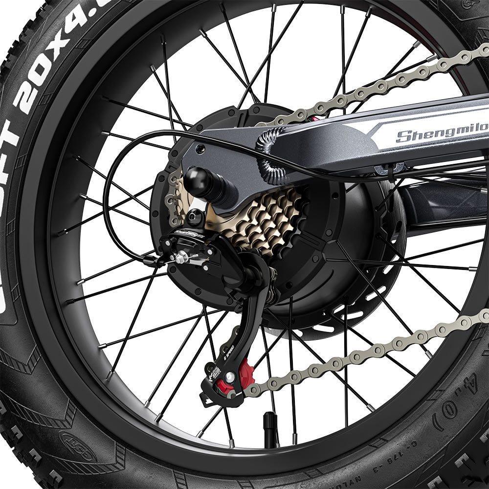 20" Fat tire Electric Bike 1500W 60V 30AH Mountainbike E-bike e-Motorcycle 65km