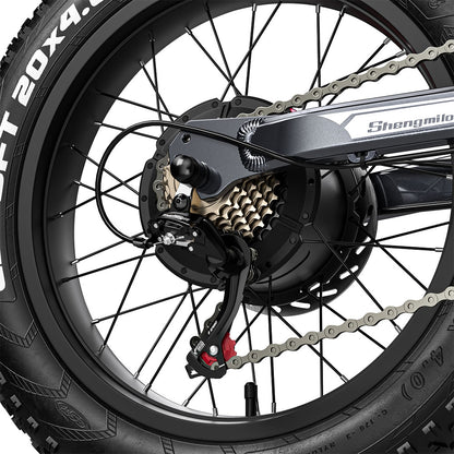 20" Fat tire Electric Bike 1500W 60V 30AH Mountainbike E-bike e-Motorcycle 65km