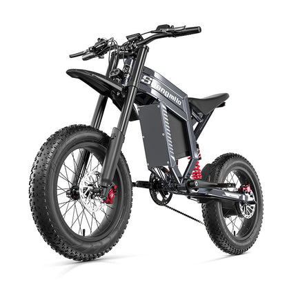20" Fat tire Electric Bike 1500W 60V 30AH Mountainbike E-bike e-Motorcycle 65km