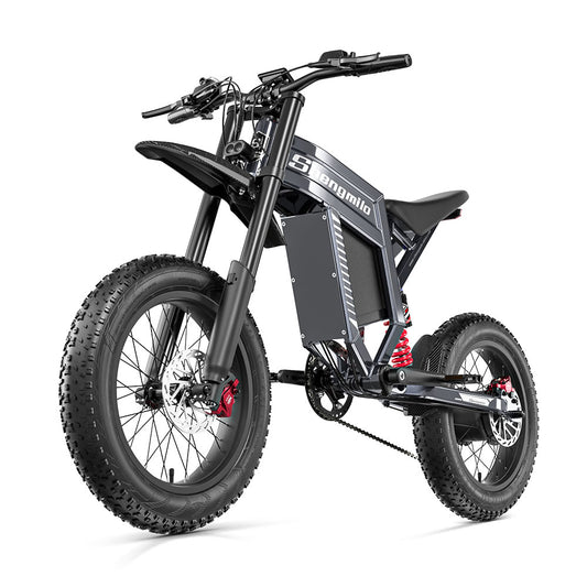 20" Fat tire Electric Bike 1500W 60V 30AH Mountainbike E-bike e-Motorcycle 65km
