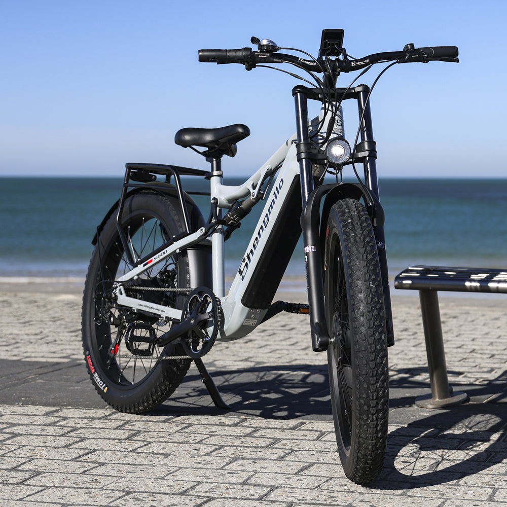 Shengmilo S600 Dual Motor Electric Bike 48V 17.5Ah 26" Fat Tire Ebike Oil brake