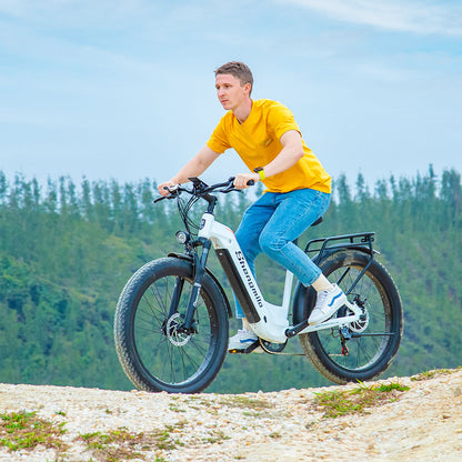 26-inch electric bike E-mountain bike Pedelec 48V 17.5AH battery City ebike Oil brake