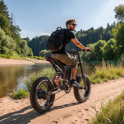 20" Fat tire Electric Bike 1500W 60V 30AH Mountainbike E-bike e-Motorcycle 65km