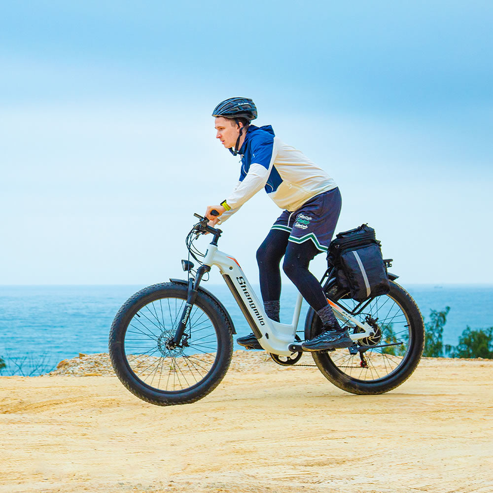 26-inch electric bike E-mountain bike Pedelec 48V 17.5AH battery City ebike Oil brake